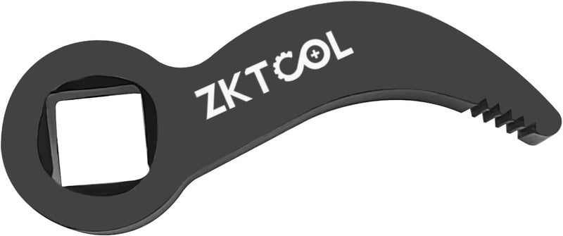 ZKTOOL 6PC Pry Bar Wrench Adaptor Head Kit,Crowbar Adapter Head Tools, The Square Outline Does Not Slip Easily, Includes 1/2" 3/8" 1/4" D 4pt/8pt (Square) Profile - Image 5